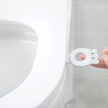 Toilet Lid Seat Cover Lifter: Portable Handle to Avoid Touching