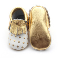 Golden Spot White Baby Moccasin