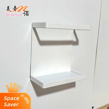 Space-Saving Magnetic Rack for Kitchen Storage