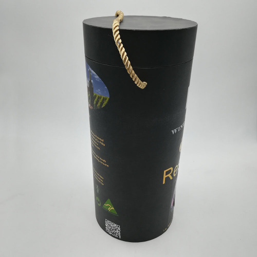 Security Paper Wine Cylinder Packaging Box