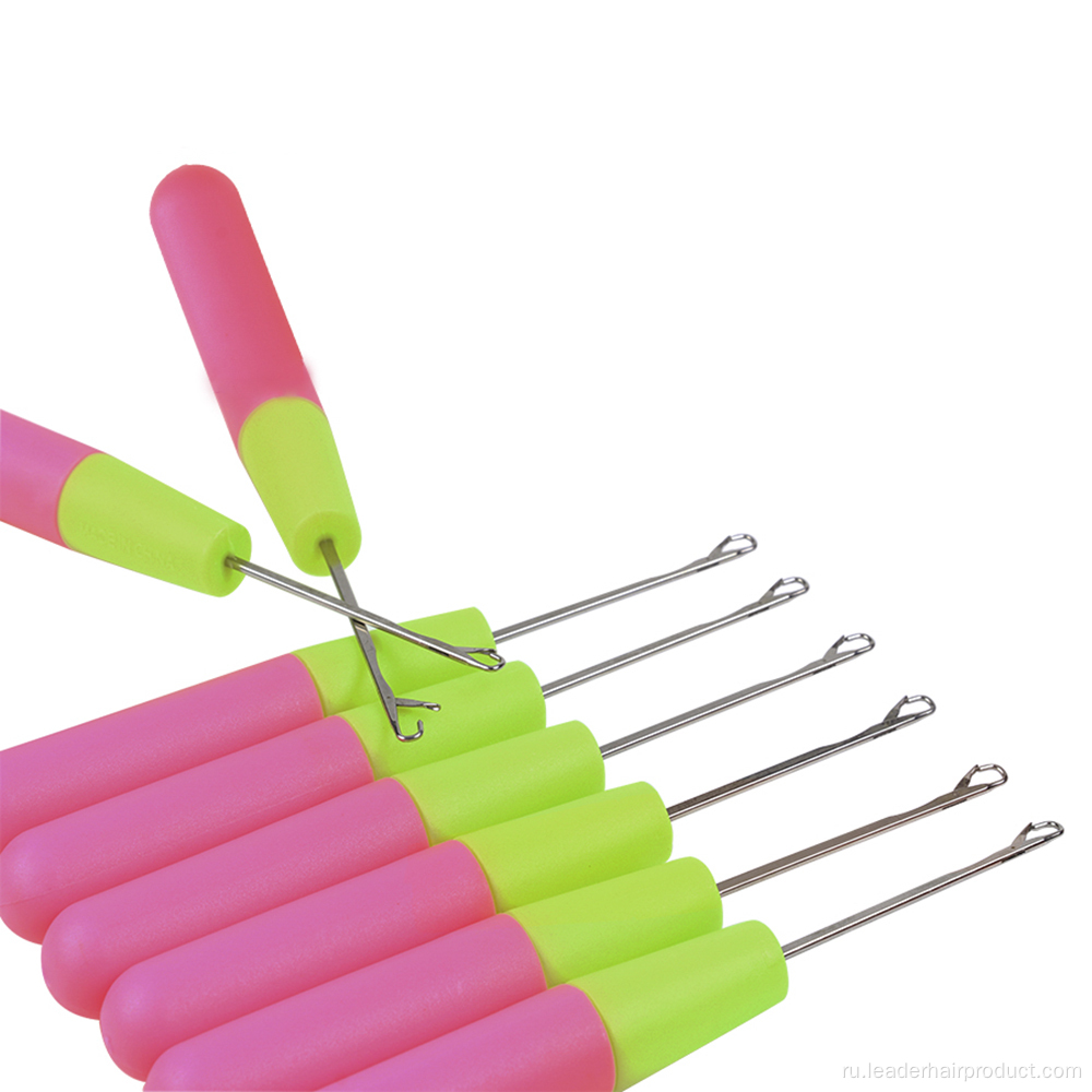 Инструменты для изготовления париков Пластиковые крючки для вязания крючком иглы для дредов