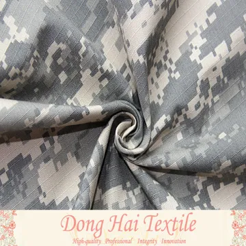 100% cotton fabric U.S. military camouflage rib-stop fabric digital camouflage