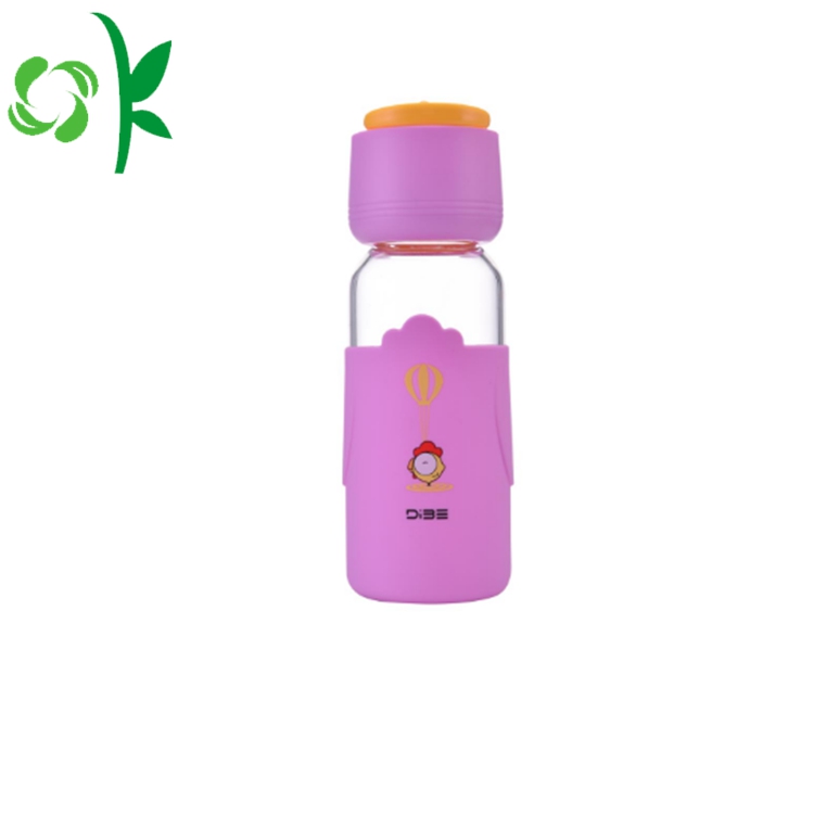 Popular Printed Logo Silicone Bottle Sleeve