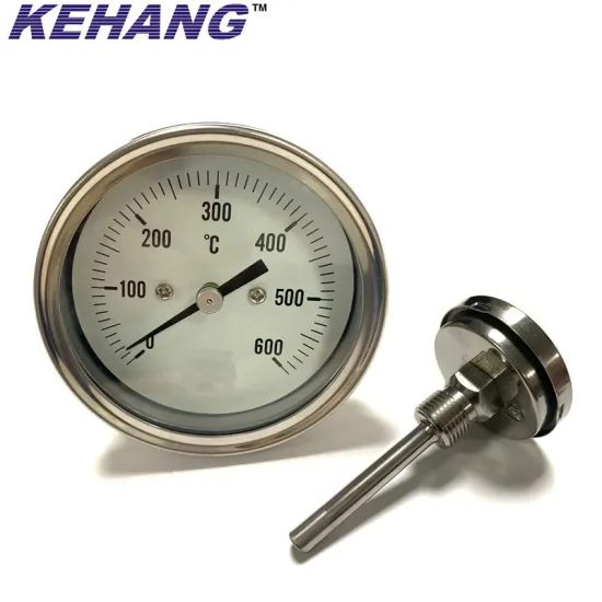 Stainless Steel BBQ Grill Oven Thermometer for Industry Boilers