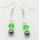 Ball shaped hematite earring