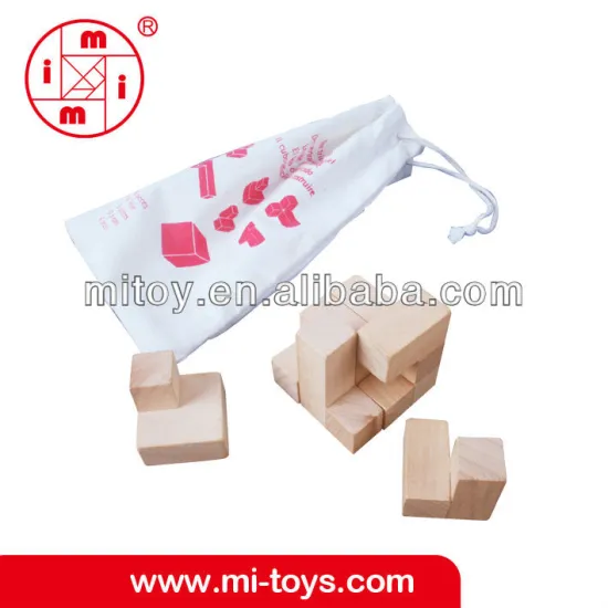 wooden cube puzzle from ICTI Factory
