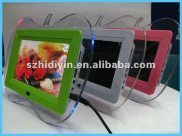 2014 hotsales new  7 inch apple shape digital picture frame