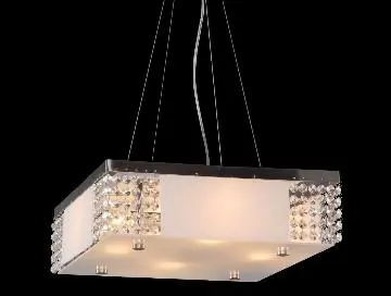 New design square shape glass pendant