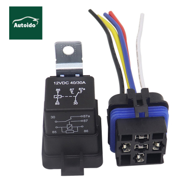 Automobile Relay 12V/24V40A 4Pin 5 Pin