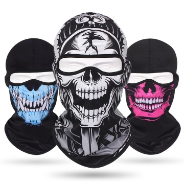 Custom Sublimation Printing Logo Ski Mask - Quick Drying Full Face Motorcycle Mesh Balaclava