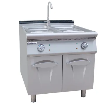 Free Standing High-End Commercial Kitchenware Electric Bain Marie with Cabinet