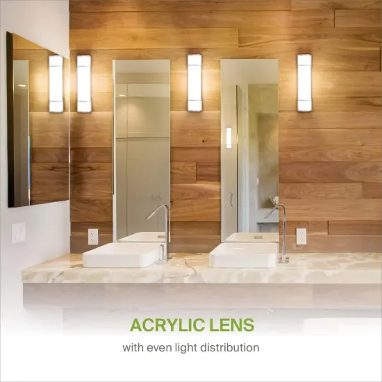 3CCT Waterproof LED Bathroom Vanity Light Mirror Wall Light for Hotel and Home