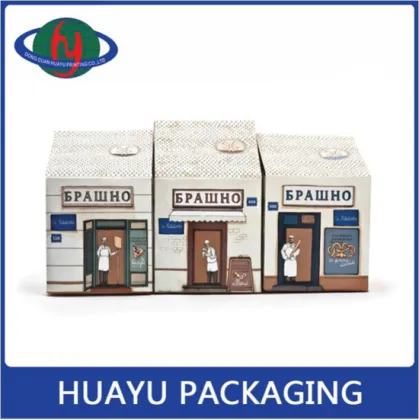 Popular Western-style Kitchen Ingredients Kraft Paper Packing Box