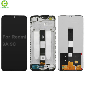 6.53 Pantalla for Xiaomi Redmi 9A M2006C3LG LCD Display with Touch Screen Assembly with Frame