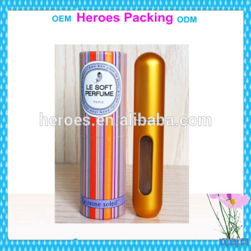 Trade Assurance Colorful Printing Cylinder Perfume Paper Tube Christmas Gift Packaging