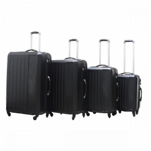 Set di 4 bagagli in ABS con guscio rigido