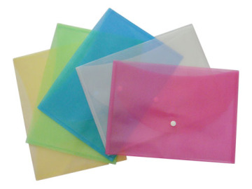 File Bag With Stick up Button (F2207)