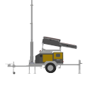 9 Meter Hybrid Solar Light Tower