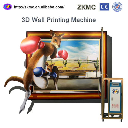 high definition 3D direct to wall inkjet printer machinery