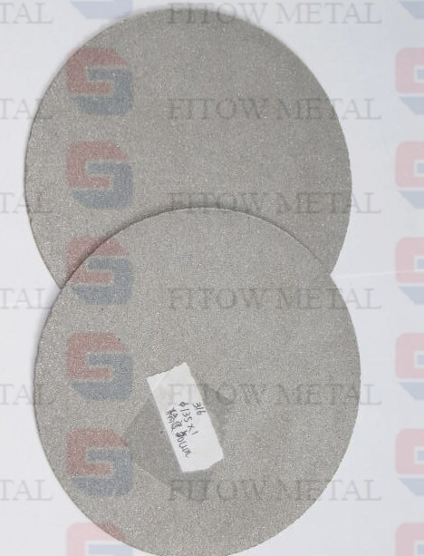 316L Brass Powder Microns Porous Tplate disc Type Sintered Metal Filter