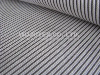 Good Quality Normal Soft Cotton Nylon Fabric / Spandex Stripe Fabric, Dobby Weave