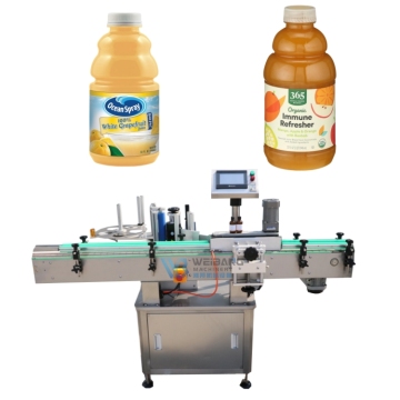Automatic Vertical Round Bottle Labeling Machine WB-LT100 (500g-1000g)