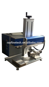 portable laser marking machine RF-F-20W for metals,plastic,rubber,wood,ABS,PVC,PES,Steel and copper