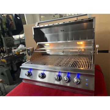 Outdoor 4 Burners With Infrared Flame Safety Device Bbq Built In Gas Grill Bbq  Built In Barbecue Grill