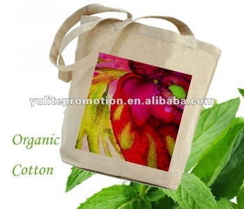 100 natural canvas shopping bag for promotion in 12 OZ