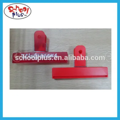 15cm jumbo plastic clips for logo printing