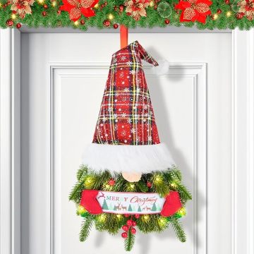 Kerstkrans voor deurdecoraties