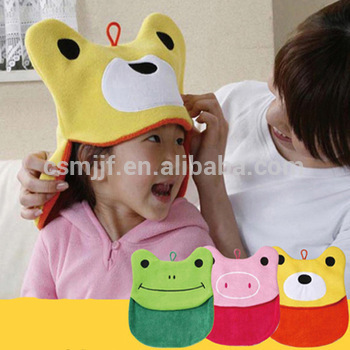 Microfiber Children Carton Hair Drying Cap/Wrap/Hair Turban