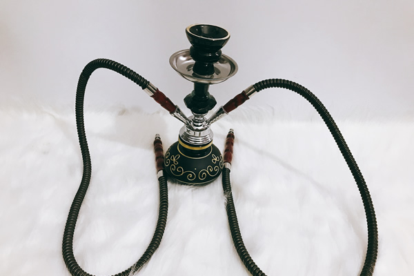 Two pipes of hookah