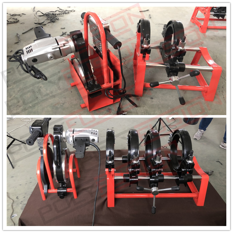 Hot Sale Manual Hand Push 2 Clamps Pipe Welding Machine