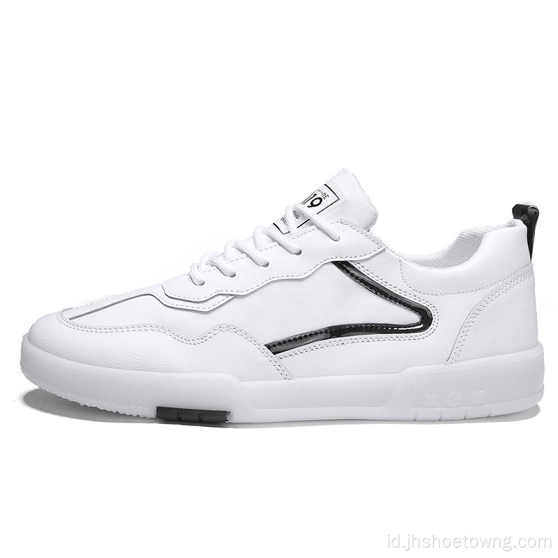 Pria Low Top Sneakers Sepatu Tenis Kasual Ringan