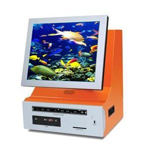 Cash Acceptor Ticketing / Photo /card Printing Countertop Kiosk / Desktop Kiosks
