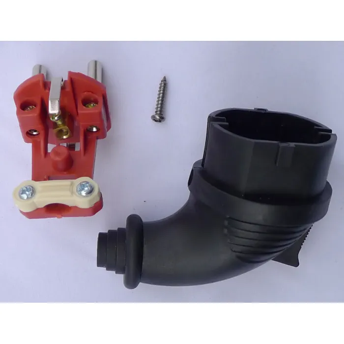 Steker Sudut Kabel Ekstensi Steker Tahan Air Eropa