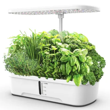 Smart Home Hydroponic Planter with LED Light