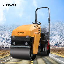 Best sell new vibratory 1 ton two drum small road roller