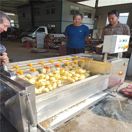 Automatic Potato Cleaning and Washing Machine