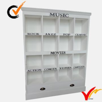 Antique White Cubby Organizer