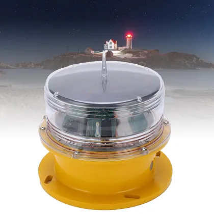 High-Brightness Solar Flashing Warning Lights for Aviation Obstruction Lighting