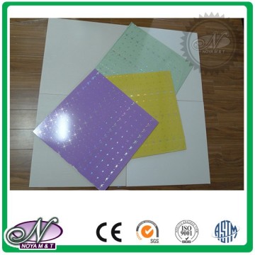Lightweight and washable eco-friendly fireproof pvc exterior ceiling panels