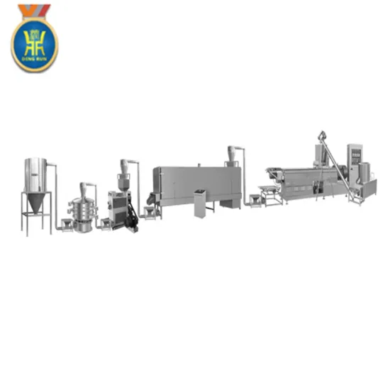 BV Certificated Automatic Re-produced extruded rice machine processing line
