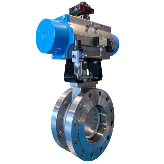 Van bướm khí nén chính xác - lệch tâm