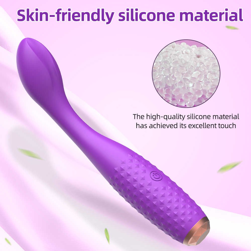 Soft Female Vibrator with Multiple Vibration Modes