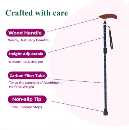 Strong Load-Bearing Folding Walking Stick