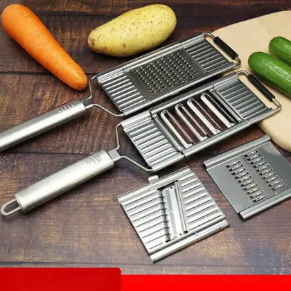 Wholesale Hot Selling Stainless Steel Veggie Chopper Grater for Potato Slices and Shredded Radish