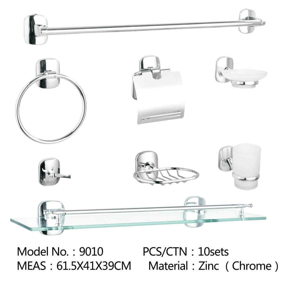 Edelstahl304 Hotel Badezimmerzubehör Set Badzubehör Sanitäre Hardware Set