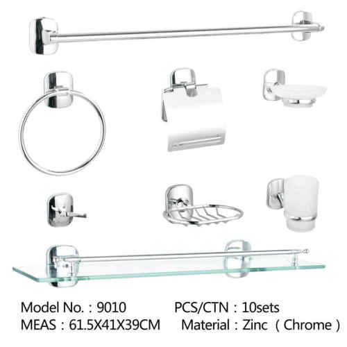 Zinc Wall Mount Toilet Paper Holder with Shelf